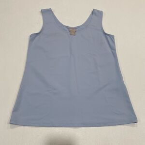 Chico’s Blue Stretch Tank Top Size 0 (S) | Soft Sleeveless Layering Top